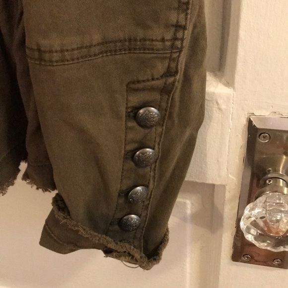 Free People Army Jacket with Peplum Bottom - Picture 8 of 8